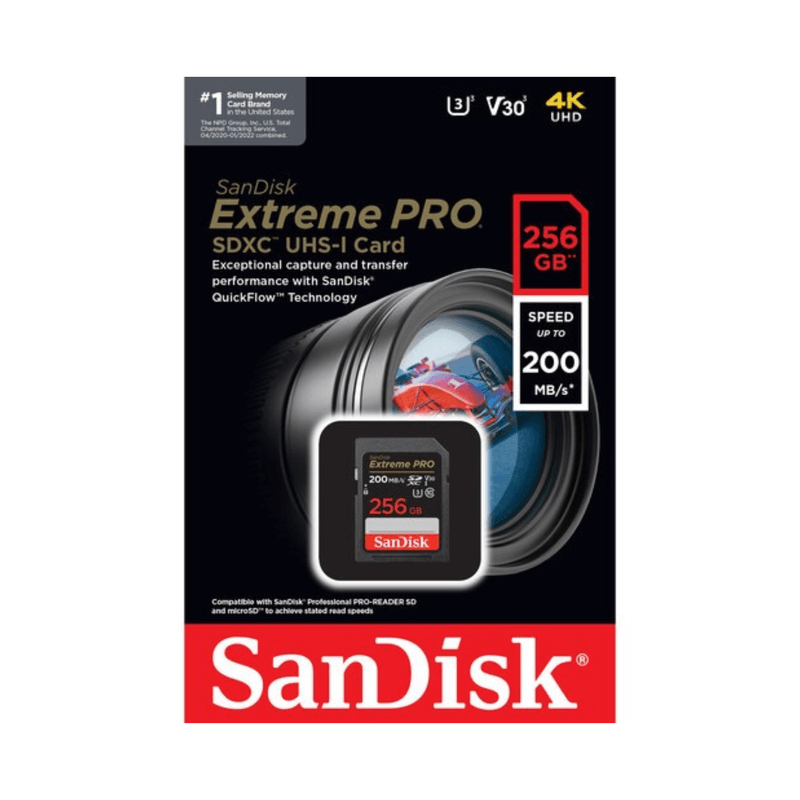 Memoria-SD-Sandisk-Extreme-Pro-256GB-200MB-s