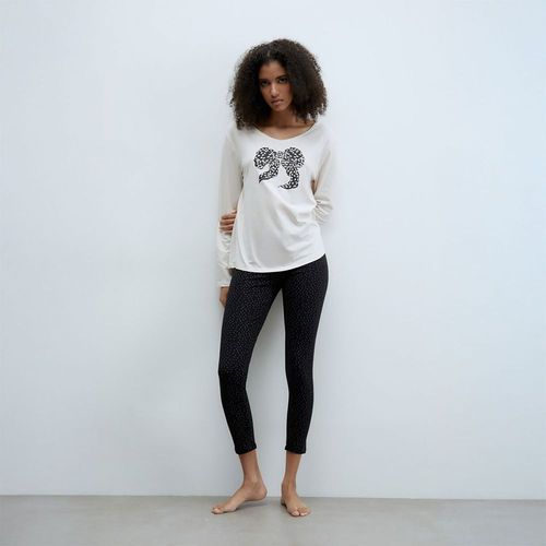 Pijama Sfera Mujer Lazo Negro