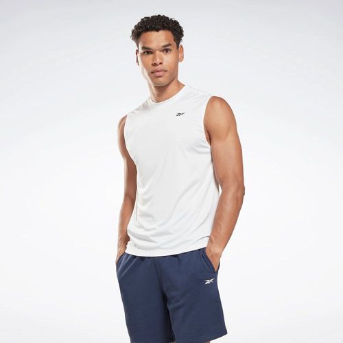 Polo Deportivo Reebok Hombre Train Slvls Tech Tee 100065569 Blanco