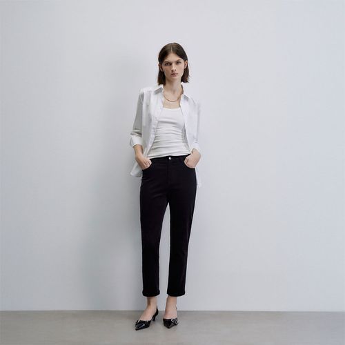 Pantalón Sfera Mujer Pana Negro