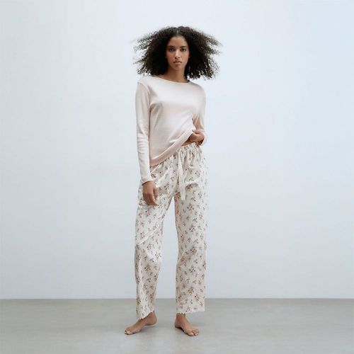 Polo Pijama Sfera Mujer Lisa Desagujada Rosa Claro
