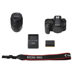 Camara-Canon-EOS-90D-DSLR---Con-Lente-EF-S-18-135-MM-IS-USM---Kit-Basico