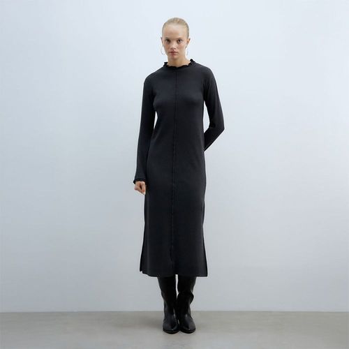 Vestido Largo Sfera Mujer Midi Soft Plomo