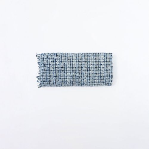 Bufanda Sfera Mujer Tweed Navy Marino