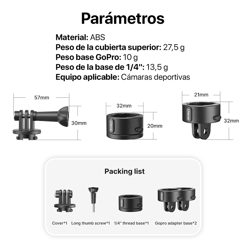 Adaptador-Liberacion-Rapida-GoPro-Ulanzi-GO-Quick-II