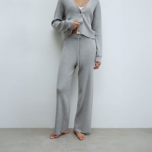 Pantalón Pijama Sfera Mujer Canalé Tricot Gris