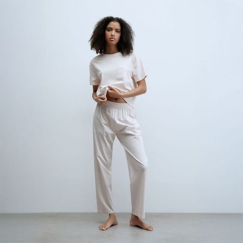 Pijama Sfera Mujer Rayas Rosa Claro