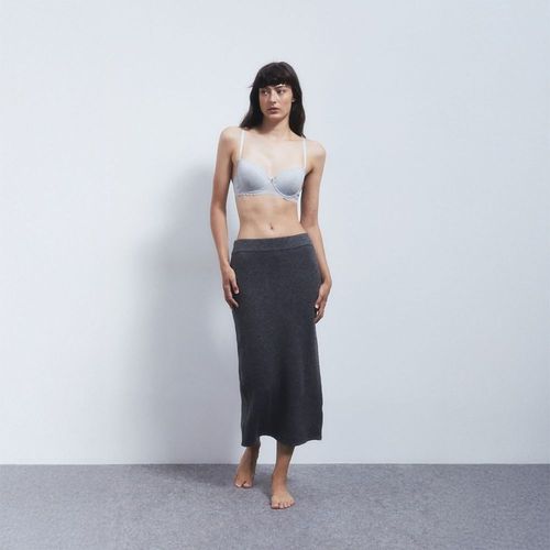 Brasier Sfera Mujer Foam Encaje Gris