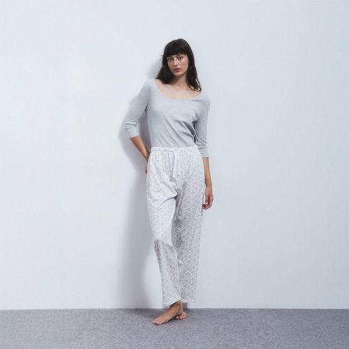 Pijama Sfera Mujer Bouquets Gris