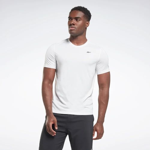 Polo Deportivo Reebok Hombre Ss Tech Tee 100057840 Blanco