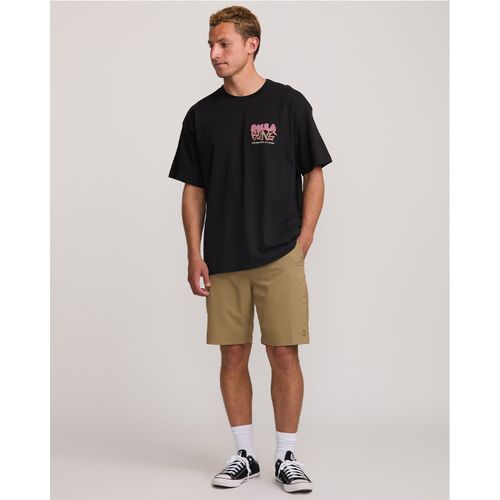 Polo Para Hombre Built To Last Negro Billabong
