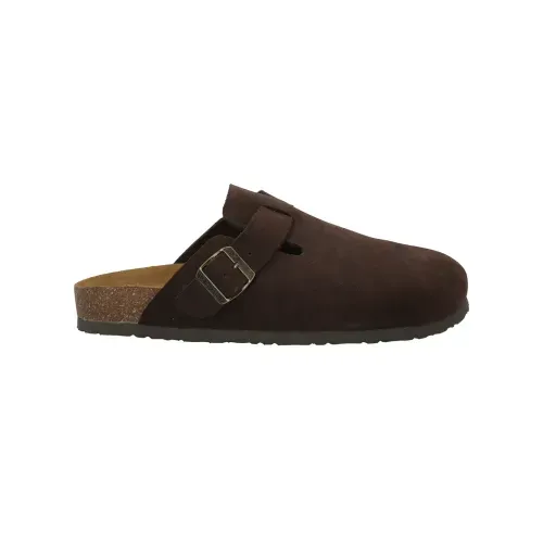 Sueco Para Hombre Cuero Rowan Marrón Rockford