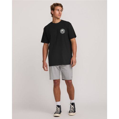 Polo Para Hombre Rockies Negro Billabong