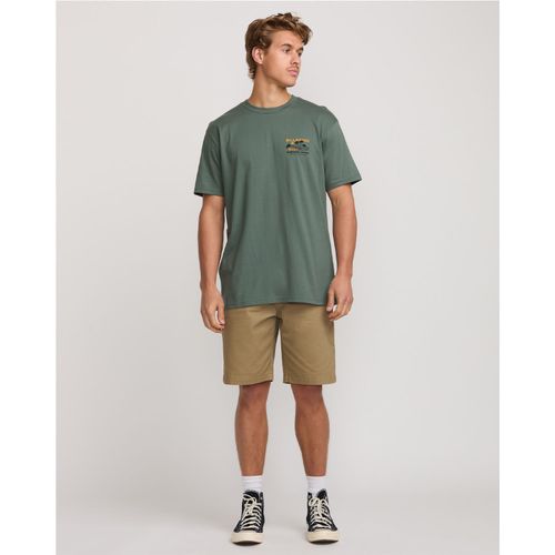 Polo Para Hombre Palm Springs Verde Billabong