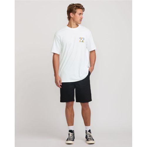 Polo Para Hombre Crayon Wave Blanco Billabong