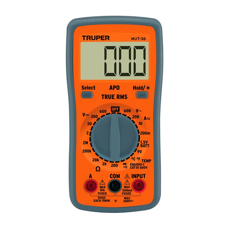 Multitester-Multimetro-Digital-Profesional-Truper-Voltaje-Resistencia-MUT-36