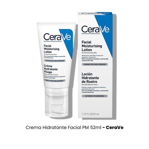 CeraVe Crema Hidratante Facial PM 52ml