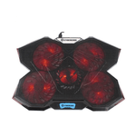 Cooler-Para-Laptop-Gamer-Cybercool-5-Ventiladores-Ha-k3-Color-Negro-Led-Rojo