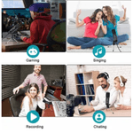 Microfono-Condensador-profesional-BM858BP-USB-estudio-de-grabacion-PC---NEGRO