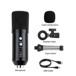 Microfono-Condensador-profesional-BM858BP-USB-estudio-de-grabacion-PC---NEGRO