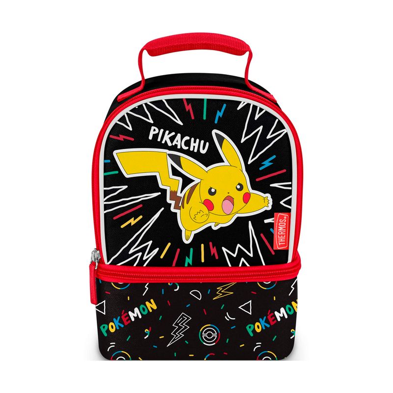 Pokemon-Thermos-Kit-de-Almuerzo-doble-Compartimento-Pikachu