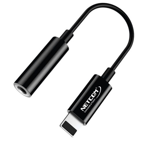 Cable Adaptador de Audio LIGHTNING a JACK 35mm NETCOM