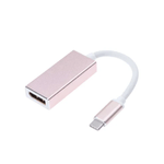 Adaptador-Convertidor-Usb-C-Tipo-C-A-Displayport-Tipo-C-A-Dp---plata