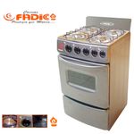 Cocina-con-Respaldar-y-Horno-Sami-4H-Gris