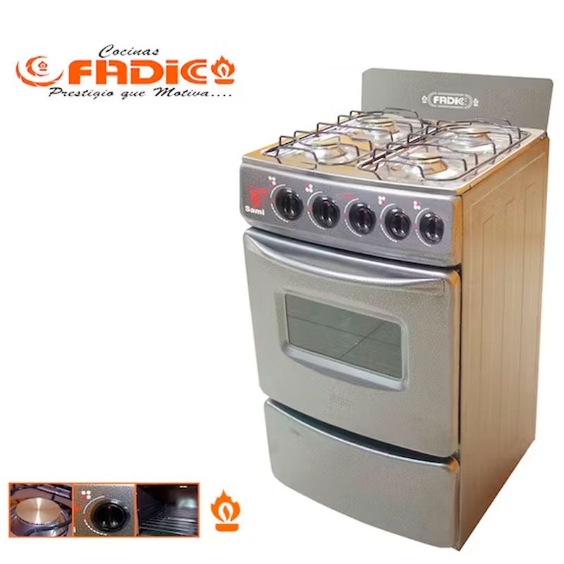 Cocina-con-Respaldar-y-Horno-Sami-4H-Gris