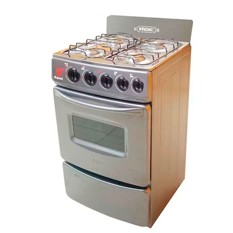 Cocina-con-Respaldar-y-Horno-Sami-4H-Gris
