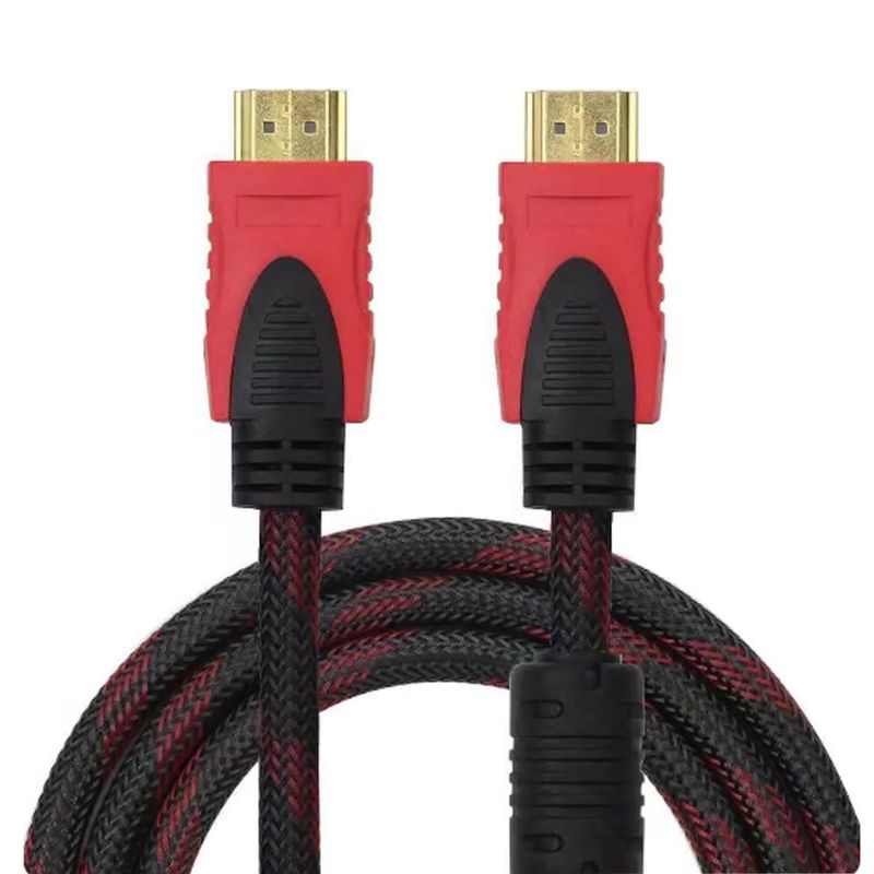 Cable-HDMI-Con-Filtro-25-Metros-Full-HD-3D-V14-Negro-Con-Rojo