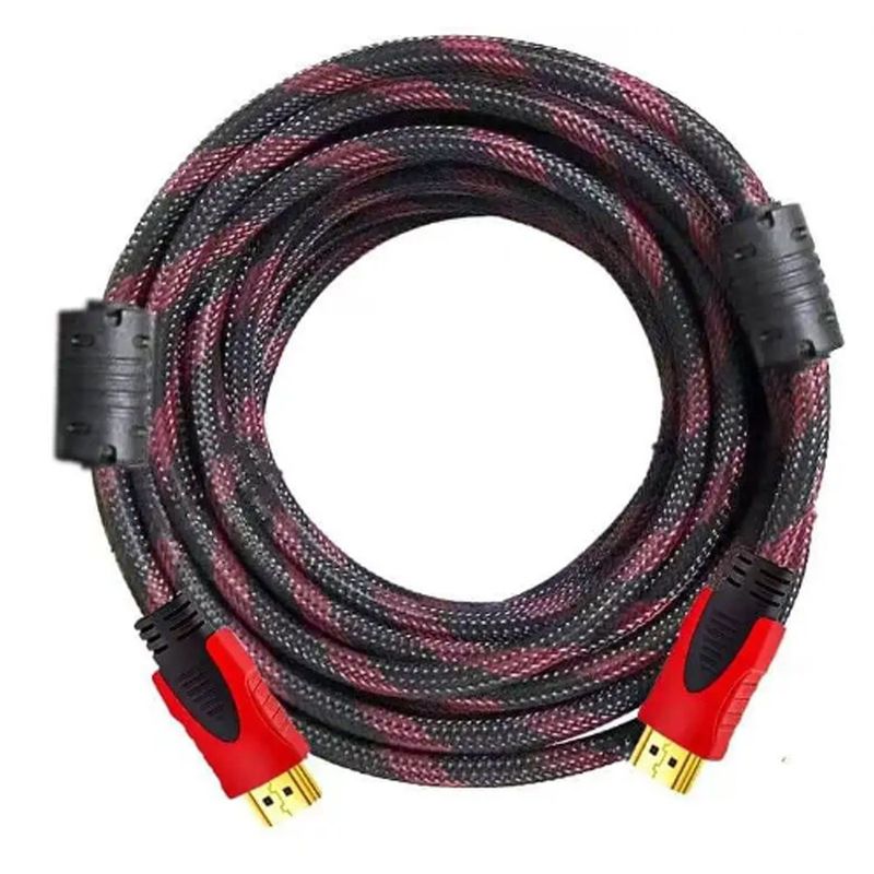 Cable-HDMI-Con-Filtro-25-Metros-Full-HD-3D-V14-Negro-Con-Rojo