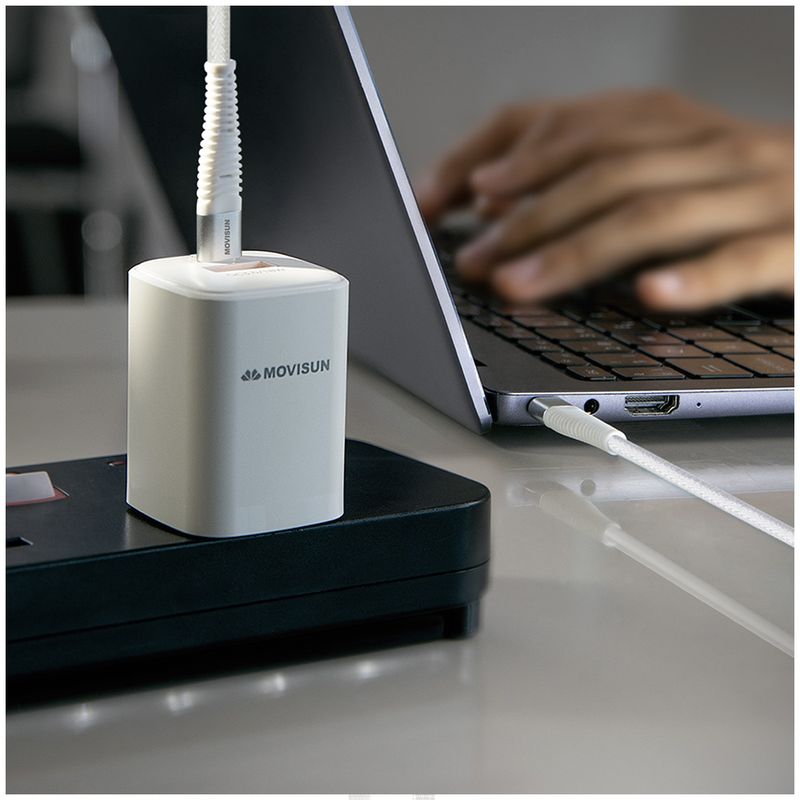 Cargador-USB-Tipo-C-MOVISUN-MPD-30-USB-30-carga-rapida-30W-cable-12m