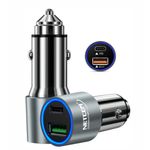 Cargador-para-Auto-1-USB-QC30-1-TIPO-C-NETCOM-34A-12V-24V-C-RAPIDA