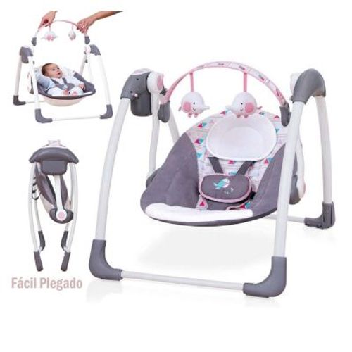 Infanti Silla Nido Swing para Bebé Musical Rosa