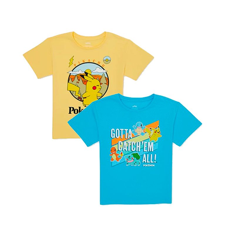 Pokemon-Set-Polos-Talla-S--6-6x--Niños