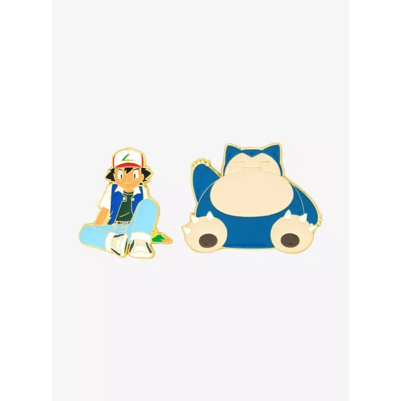 Pokemon-Ash---Snorlax-Enamel-Pin-Set-