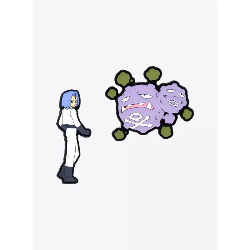 Pokemon-Team-Rocket-James-and-Weezing-Enamel-Pin-Set