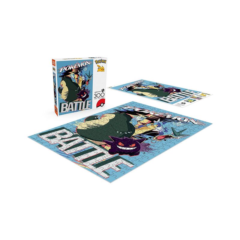 Pokemon-Rompecabezas-300-piezas-Snorlax-Gyarados-Gengar