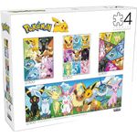 ---	-Pokemon-Rompecabeza-Eevee-Y-Evoluciones-Pack-de-4