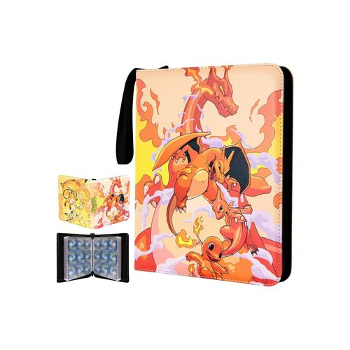 Pokemon Folder 9 Pocket 900 Cartas Pikachu Charmander