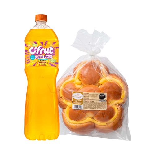 Pack Refresco CIFRUT Citrus Punch Botella 1.5L + Brioch Royal LA FLORENCIA 1un