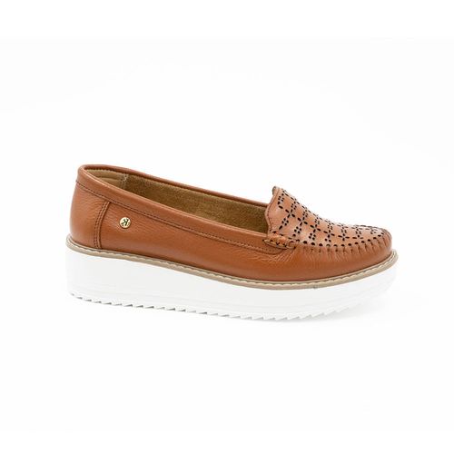 Zapatos de Cuero para Mujer Color Natural Estilo Elegante 1135403