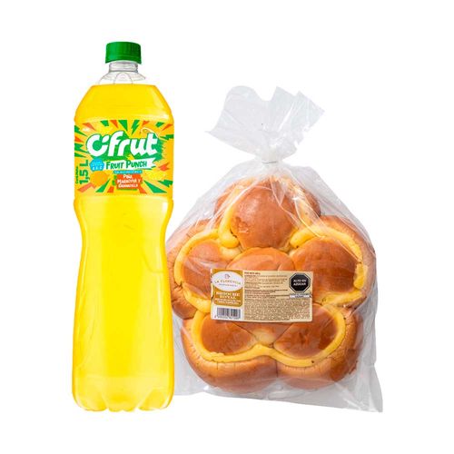 Pack Refresco CIFRUT Fruit Punch Citrus Botella 1.5L + Brioch Royal LA FLORENCIA 1un
