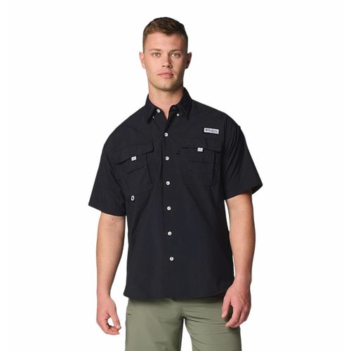 Camisa Para Hombre Manga Corta PFG Bahama™ II Negra Columbia