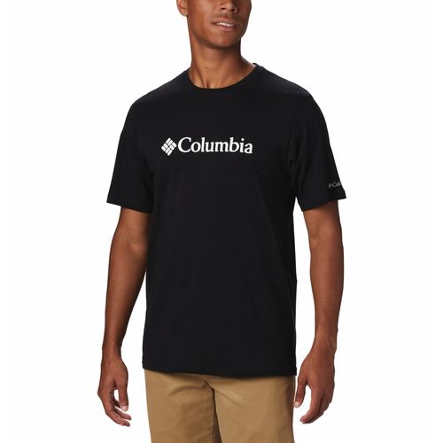 Polo Para Hombre Manga Corta CSC Basic Logo™ Negro Columbia