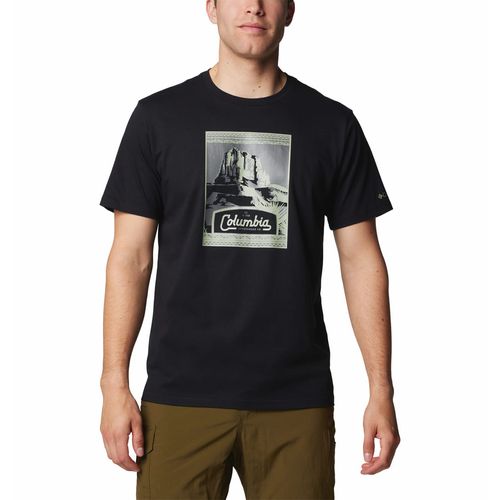 Polo Para Hombre Manga Corta CSC™ Seasonal Logo Negro Columbia