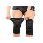 RODILLERAS-DEPORTIVA--ACOLCHADA-PROTECTORA-VOLEY-FUTBOL-BASQUET-COLOR-NEGRO-TALLA-S-