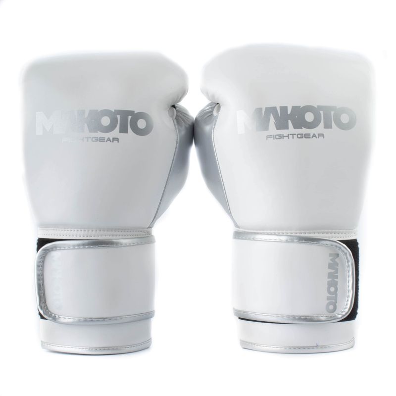 GUANTES-DE-BOXEO-MAKOTO-BASIC-BLANCO-CON-PLATEADO-14OZ