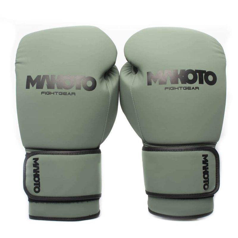 Guantes-de-Boxeo-Makoto-Basic-Mate-Verde---100--Poliuretano---12oz